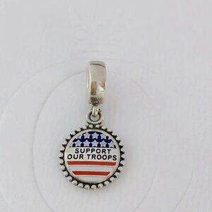 Pandora Support Our Troops Charm